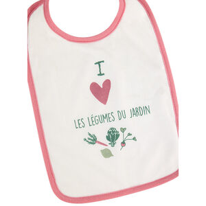 Lot de 5 bavoirs en éponge à nouer  