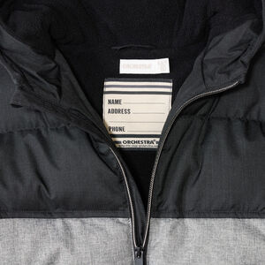 Doudoune bicolore doublée micropolaire pour garçon  