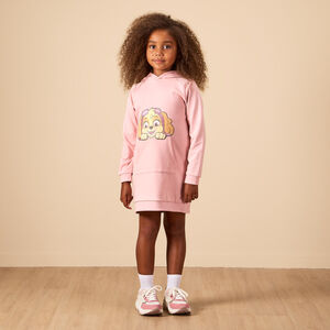 Robe sweat à capuche ludique Stella Pat'Patrouille pour fille 