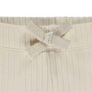 Legging côtelé à nœud pour fille 