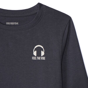 Lot de 3 t-shirts manches longues unis pour garçon  