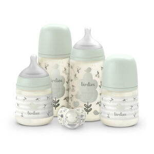 Coffret nouveau-né 5 pièces Birdies vert 