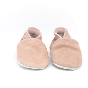 Chaussons souples 0-3M en suède Babysoft antique 