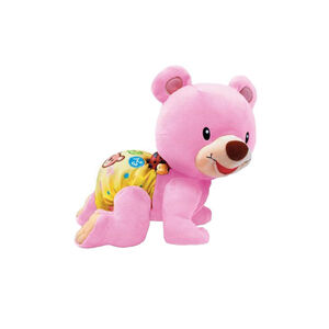 Peluche interactive ourson 1,2,3 suis-moi - Rose 