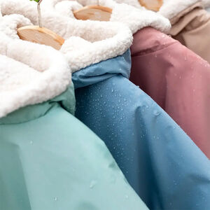 Poncho de voyage - waterproof teddy+coated -9/36M -Hibiscus 