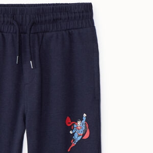 Pantalon de jogging uni Super Man Warner pour garçon 