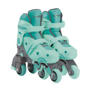 Patins à roulettes évolutifs Learning 2 en 1 XS-S/26-29 vert menthe 