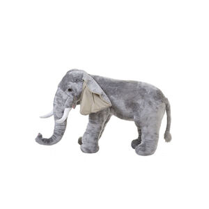 Peluche Eléphant 60cm - Gris 