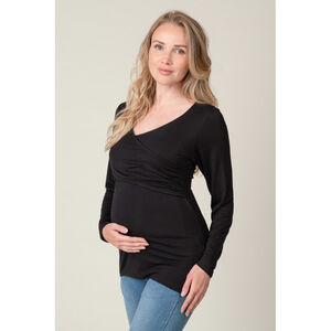 T-shirt manches longues de grossesse et d'allaitement 
