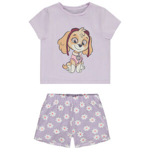 Set 2 pièces t-shirt Skye Pat' Patrouille + short imprimé pour fille 