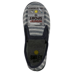 Chaussons rayés avec patch SmileyWorld 