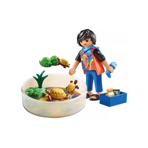 Famille de tortue dans un terrarium 