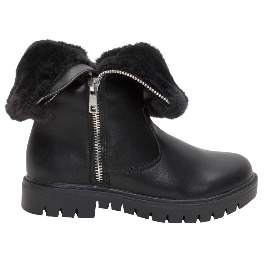 bottes fille cuir