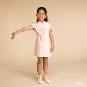 Robe sweat manches courtes Minnie Disney pour fille 