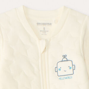 Dors-bien zippé bébé garçon matelassé motifs étoiles 