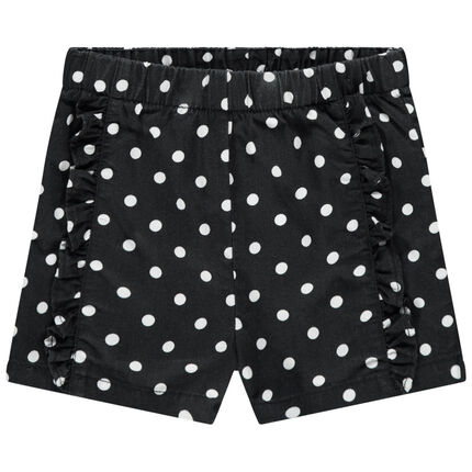 Short A Pois Et Volants Pour Bebe Fille Orchestra Fr