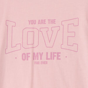 T-shirt manches longues print fantaisie pour fille 