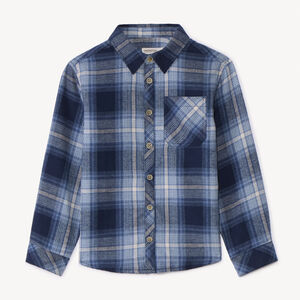 Chemise manches longues à carreaux pour garçon 