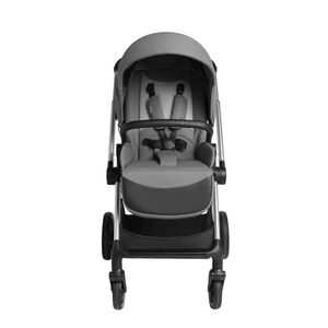 Poussette duo Athéna Xelium + siège-auto i-Prim gris/noir 
