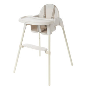 Chaise haute fixe 2 en 1 Capucine 2.0 beige 