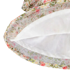 Jupe volantée imprimé végétal pour fille 