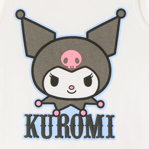 Set 2 pièces de pyjama court débardeur + short Kuromi Hello Kitty pour fille 