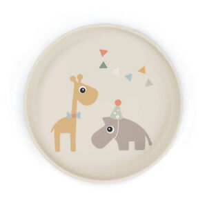 Assiette pour bébé Foodie Celebration sable 