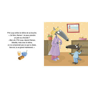 Livre "P'tit Loup n'a plus besoin de tétine" 2ans+ 