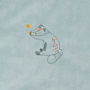 Gigoteuse sans manches en velours 6-24M TOG 2.5 Felix & Leo bleu 