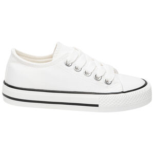 Baskets basses en toile fille 