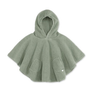 Poncho de voyage 9-36M en sherpa doublé kaki 