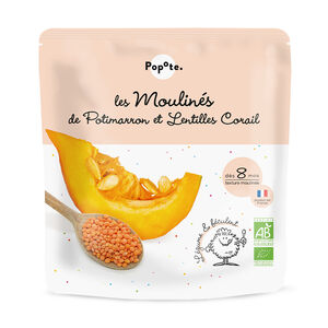 Purée de potimarron et lentilles corail Bio 180g 