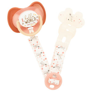 Attache-sucette à clip Lapin 