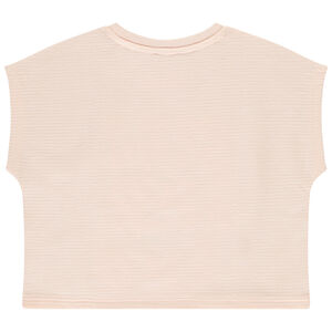 T-shirt manches courtes en forme boîte fantaisie fille 