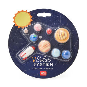 Set de 9 gommes Système Solaire 