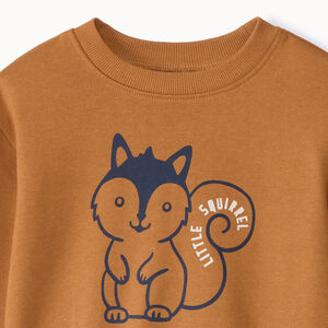 Sweat molleton oversize printé pour bébé garçon 