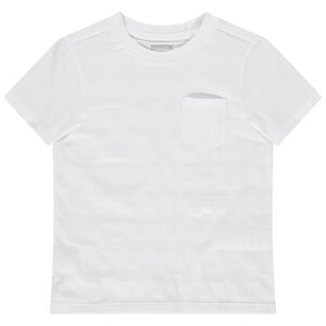 T-shirt manches courtes à poche print palmier 