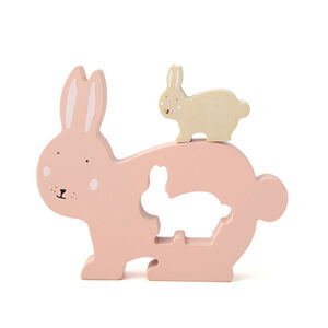 Puzzle bébé en bois - Mrs Rabbit 