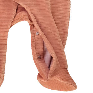 Dors-bien en velours fantaisie patch hippopotame pour bébé 