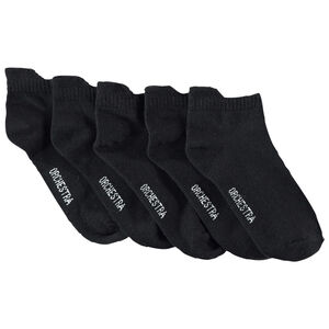 Lot de 5 paires de chaussettes courtes unies pour enfant garçon 