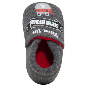 Chaussons bas avec print ourson masqué 