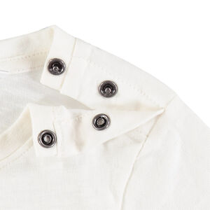 T-shirt manches courtes en coton bio print van 