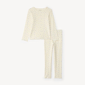Ensemble pyjama léger 2 pièces fille imprimé fleurs 