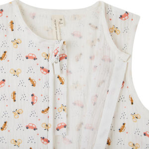 Gigoteuse sans manches TOG 1 imprimé voitures/vélos T3 