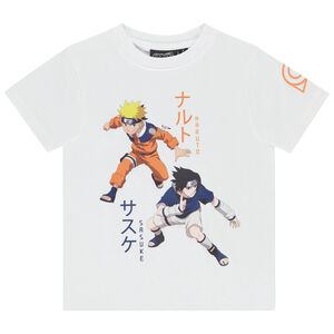T-shirt manches courtes photoprint Naruto & Sasuke pour garçon 