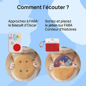 FR - Peluche histoire sonore Au dodo Mon Oscar 