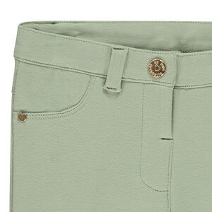 Jegging en molleton uni pour bébé fille 