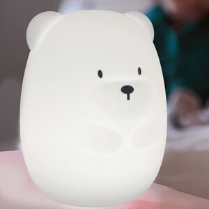 Veilleuse - Ours - Blanc - 15 cm 