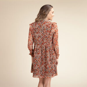 Robe de grossesse et d'allaitement imprimé floral 