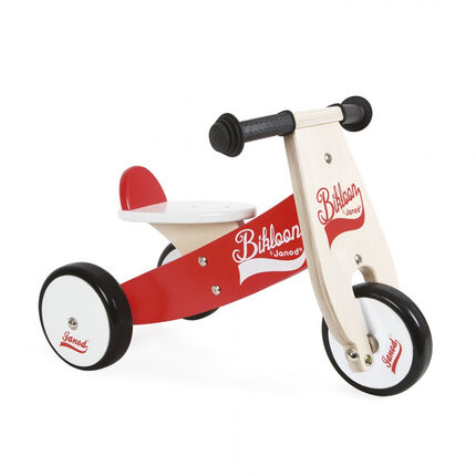 Porteur En Bois Little Bikloon Rouge Orchestra Fr